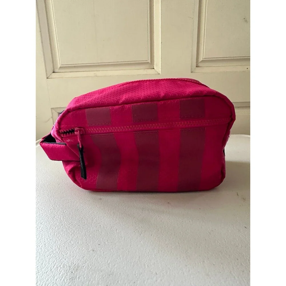 NWOT Adidas Vibrant Pink Team Toiletry Travel Essentials Cosmetic Shower Bag